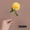 Diente de León Simulado Flor de Crisantemo Bola de un Solo Tallo Flor de Seda Ramo de Plástico Decoración de Boda Muro de Flores El Más Vendido de Amazon Flor Artificial