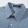Camisa de Cuadros de Manga Corta para Hombre, Estilo Callejero Europeo y Americano de Corte Holgado, Versátil Camisa Casual de Cuadros Estilo Japonés, Manga Media de Verano