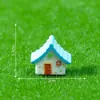 Paisaje en miniatura, casa rústica de tejas creativas, paisajismo de jardinería, accesorios decorativos DIY, adornos de mesa en miniatura