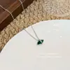 Azuis que tocam o coração! Colar Paraíba Realista Estilo Fresco e Artístico Corrente de Clavícula Versátil de Alta Qualidade Acessório