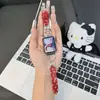 Correa de metal con incrustaciones de diamantes de Gato KT, adecuada para Xiaomi Mi Band 9 Pro, 8 Pro, Redmi 6/5/4, pulsera de reloj para mujer