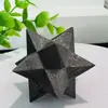 Venta Caliente Transfronteriza Cristal Natural Tallado Merkaba Estrella de Seis Puntas Tridimensional Piedra de Meditación Yoga Adornos Decorativos Mayoreo