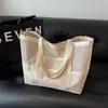 Bolsa de Malla Hueca para Tote Portátil de Natación Hombro Playa Gran Capacidad Casual Verano Nueva Versátil Bolsa para Axila