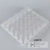 10 Piezas de Bandejas de Plástico Transparentes para Huevos, Bandejas para Huevos de Pato, Bandejas para Huevos de Paloma, Bandejas para Huevos Silvestres, Bandejas para Huevos Recubiertas de Barro, Cajas para Huevos