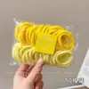 Cuerda para el Cabello Atada en una Cola de Caballo Alta, Cuerda para el Cabello, Accesorios para el Cabello, Sin Marca, Sin Daño al Cabello de los Niños, Accesorios para el Cabello Populares Exquisitos y Dulces, Color Macarrón