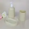 [Ventas directas de fábrica] suministro de kit de baño de plástico, 5 juegos de productos de baño, hermoso y elegante