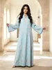 En Stock Estilo Nuevo Transfronterizo Vestido Bordado Pesado 3D Fábrica Mayorista Festival Vacaciones Comercio Exterior Vestido de Noche Bordado