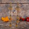 Pendientes Largos con Borla de Carrillón de Viento Indio Vintage para Mujer Estilo Bohemio Vacacional Extraterrestre Étnico Pendientes de Moda