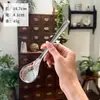 Cuchara Estilo Japonés Acero Inoxidable 304 Cuchara para Sopa Restaurante Espesada Cuchara para Arroz Cuchara para Postre Cuchara Doméstica Cuchara para Curry