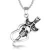 Joyería al por mayor cuerno feliz cara sonriente cabeza de diablo colgante cabeza de fantasma acero de titanio collar colgante colgante una generación de SP243
