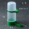 Bebedero de Plástico Transparente para Mirlos, Mynas y Otras Aves
