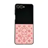 Capa de Celular Fofa de Desenho Animado Urso Violento Adequada para Samsung Zflip5 Dobrável Anime Estiloso Flip6 Moda Estilo Quente