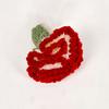 Ramo de Hilo de Clavel Flor Tejida Cabeza Cadena de Perlas Bolso Colgante Llavero Crochet Hecho a Mano Regalo Amazon