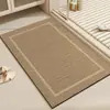 Alfombrilla de Baño de Tierra de Diatomeas de Lujo Ligero, Absorbente, Secado Rápido, Antideslizante, Resistente a Manchas, Alfombrilla Doméstica para Inodoro