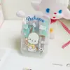 Estilo Japonês Fofo Desenho Animado Padrão Impresso Conjunto de Cortadores de Unha de Aço Inoxidável Ferramentas de Unha Colher para Limpar Ouvido Conjunto de Manicure de 7 Peças