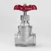 Válvula de Compuerta de Acero Inoxidable 201/304 Z15W-16P Válvula de Compuerta Roscada Grifo Roscado Interruptor de Aceite para Agua Potable 1 Pulgada 6 Puntos Dn50