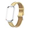 Adecuado para Pulsera de Arroz Rojo 2 Correa Microfibra Línea de Coche Cuero Pulsera Carcasa Protectora de Metal Pulsera Redmi 2 Moderna para Hombres y Mujeres