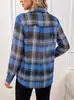 Ropa de Protección Solar de Gasa a Cuadros Tallas Grandes Europea y Americana Camisa para Mujer Verano Nueva Moda Versátil Chaqueta Delgada Casual