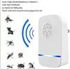 Repelente ultrasónico electrónico de ratones, mosquitos, mata ratones, cucarachas, repelente de insectos para el hogar, venta directa de fábrica