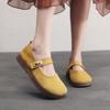 Nuevos Zapatos Mary Jane Franceses Perezosos de Primavera y Otoño para Mujer Gorro Zapatos de Dedo Gordo Zapatos Bonitos Feos para Mujer Antideslizantes Birkenstock Zapatos de Suela Gruesa