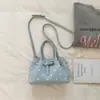 Bolsa Tote Pequena Exquisita para Mulheres, Nova Tendência de Verão 2026 Bolsa de Ombro de Bolinhas, Bolsa Saco Transversal para o Dia a Dia