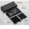 Caja de Embalaje al por Mayor para Gafas de Cuero con Estuche para Gafas de Sol Impreso con Logo Bolsa para Gafas Juego de Estuche para Gafas con Cordón