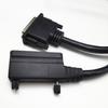 Cobre puro personalizado dobrado para reto Linha de extensão DB44 macho e fêmea HDB44 pino linha de conexão serial linha de dados para programador CNC