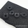 Rollo de lámina de EPDM porosa de espuma negra de alta densidad, alta elasticidad, resistente al agua y procesada.