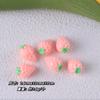 Accesorios de Joyería de Fruta Simulada Estéreo Mini Fresa Limón Plátano Llavero Colgante DIY Pegamento Crema Belleza