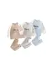 Conjunto de Ropa de Otoño de los Tres Ositos, Ropa de Casa de Algodón Puro para Niños de Otoño, Ropa Interior Térmica para Niños, Conjunto para Niñas