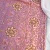Tela Jacquard Brocada Flor de Guanyin Estilo Chino, Brocado Imitación Song, Empaque para Qipao, Cubierta de Libro Retro, Tela Hecha a Mano, Teñido en Hilo