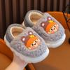 Pantuflas de Algodón para Niños Otoño e Invierno Niñas Niños Interior Hogar Cálidas Zapatos Mao Mao Lindas Princesa Pantuflas para Niñita