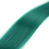 Peruca Tingida Pendurada na Orelha, Peça de Cabelo Colorida, Peça de Extensão de Cabelo Gradiente Invisível de Uma Peça, Cabelo Longo Liso com Mechas Peruca Xuchang