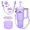Botella de Agua Térmica Stanley Tapón Antipolvo Taza con Popote Tapa de Taza Correa de Mano Cordón para Botella de Agua Múltiples Estilos Versátiles Set