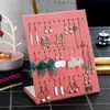 Estante de Joyería de Terciopelo, Pendientes de Tipo Aguja, Estante para Pendientes, Tablero de Exhibición de Pendientes, Almacenamiento, Accesorios de Exhibición de Joyería para el Hogar