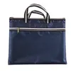 Bolsa Portadocumentos Portátil de Gran Capacidad con Cremallera para Conferencia de Lona Oxford para Negocios, Maletín Impermeable para Hombres