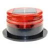 Luz de Advertencia Solar LED Luz de Señalización Estroboscópica Nocturna Luz de Alarma Montaje Magnético Montaje en Vehículo Caseta de Guardia Luz Intermitente Marina