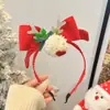 Novos Acessórios de Cabelo de Natal 2024 Aro de Cabelo Aro de Cabelo de Rena Feminino Acessórios Fofos