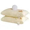 Almohada de fibra de soja 100% algodón Clase A, soporte para el cuello, núcleo de almohada para ayudar a dormir, adecuada para estudiantes y uso en el hogar de una sola persona, par de adultos de alta calidad