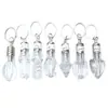 Simulación Creativa Transfronteriza Mini Bombilla Redonda Luz LED Blanca Luz de Colores Llavero de Plástico Colgante Artesanía Regalo