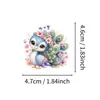 Sourcing Direto Transfronteiriço 50 Folhas Adesivos Decorativos de Animais Fofos e Flores Desenho Animado Caderno Diário Adesivos para Mala