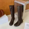 Botas elevadoras internas, Botas Martin de otoño, Botas de mujer, Punta redonda, Botas altas de moda para mujer, Punta dividida, Nuevo producto retro occidental de moda