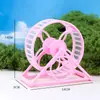 Rueda de Correr para Hámster Silenciosa No Atasca el Pie con Soporte Runner Cerrado Rueda de Correr Bola Corredora Cinta de Correr Rueda Deportiva Suministros Juguete