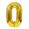 Balão Digital de Filme de Alumínio Grande 90cm Amazon Transfronteiriço 40 Polegadas Dourado Prata Ouro Rosa Balão de Aniversário