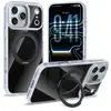 Fundas personalizadas para teléfono móvil transfronterizas adecuadas para Apple 17 Pro Max con soporte de anillo giratorio, Funda protectora magnética Samsung Google