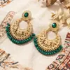 Pendientes Largos Bohemios Cuidadosamente Seleccionados para Mujer, Pendientes de Borla Acrílica Coloridos Retro, Estilo Étnico de Yunnan, Versátiles