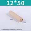 Taco de Madera con Veta Diagonal M6M8M10 Conector para Muebles Tapón Redondo de Madera Tres-en-Uno Espiga de Madera Decoración Cuña de Madera Taco de Madera Clavo de Madera