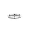 Anillo de titanio y acero inoxidable con circonita cuadrada popular japonesa y coreana anillo de diamante para pareja de acero inoxidable venta al por mayor anillo de red roja parlante