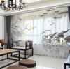 Cortina de estilo chino para toda la casa, nuevo estilo chino, complejo Jiangnan, arquitectura clásica de Huizhou, sala de estar, villa, pantalla de ventana con sombreado