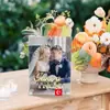 TX Transfronterizo Acrílico Logo de Boda Tarjeta Foto Adornos de Escritorio Personalizado DIY Libro de Mensajes Logo Tarjeta de Ceremonia
